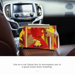 Autumn Leather Tissue Box