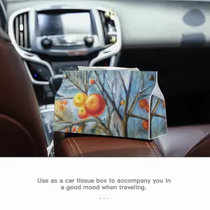 The Apple Tree Leather Tissue Box