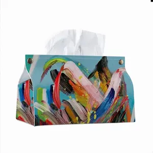 Hear The Ocean Leather Tissue Box