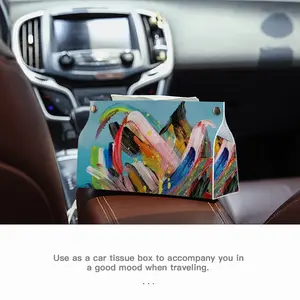 Hear The Ocean Leather Tissue Box