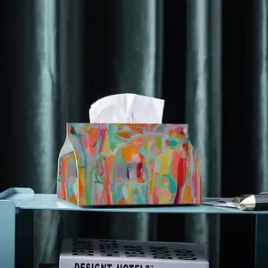 Presences I Leather Tissue Box