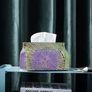 Powerful Leather Tissue Box