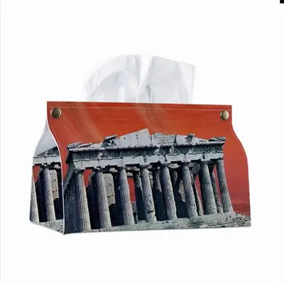 Pillars Of The Prophecy Leather Tissue Box