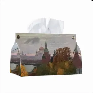 Autumn In The Kremlin Leather Tissue Box