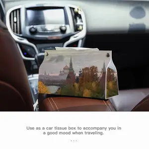 Autumn In The Kremlin Leather Tissue Box