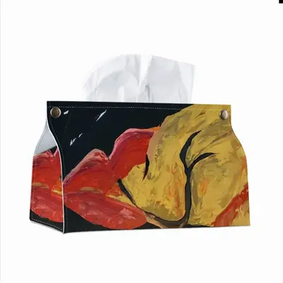 Poisonous Bite Leather Tissue Box