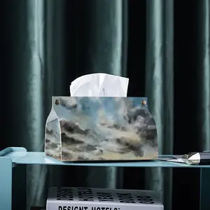 Eternal Glow Leather Tissue Box