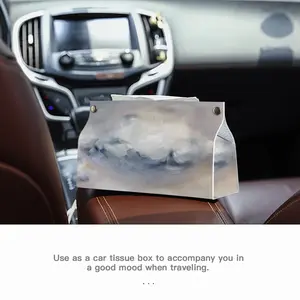 Matchstick Sky Leather Tissue Box