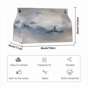 Matchstick Sky Leather Tissue Box