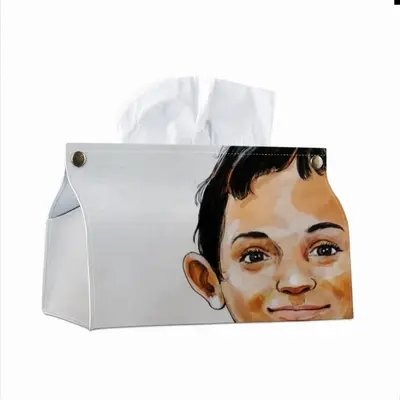 Satisfaction Leather Tissue Box