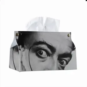 Salvador Dali Leather Tissue Box