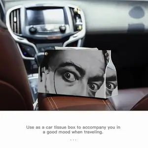 Salvador Dali Leather Tissue Box