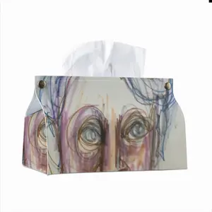 Didnt We Meet Before? Leather Tissue Box