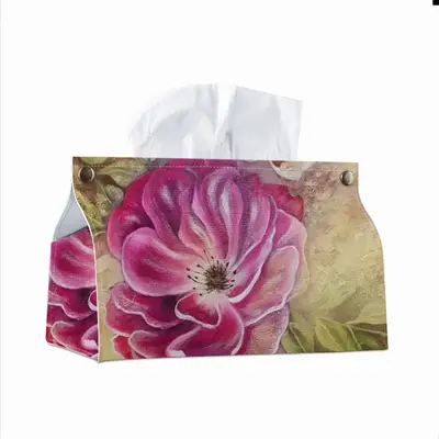 Smell Of Rose Leather Tissue Box