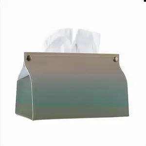 Liquid Sea #043 Leather Tissue Box