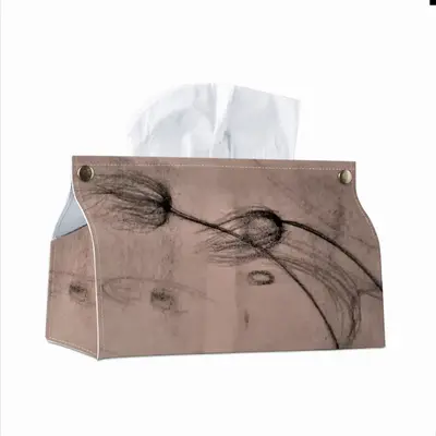 Space 407 Leather Tissue Box