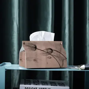 Space 407 Leather Tissue Box