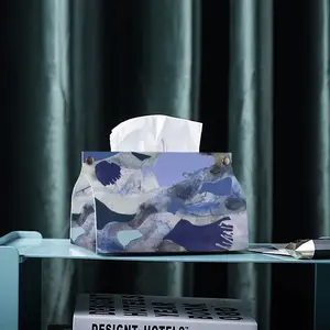 The Rising Water Iii Leather Tissue Box