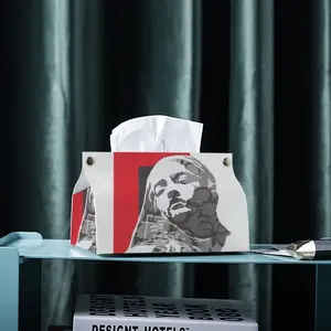 Sadness Leather Tissue Box