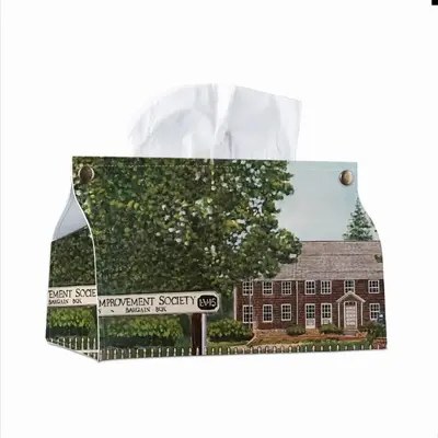 Lvis East Hampton Leather Tissue Box