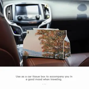 Autumn In The Country Leather Tissue Box