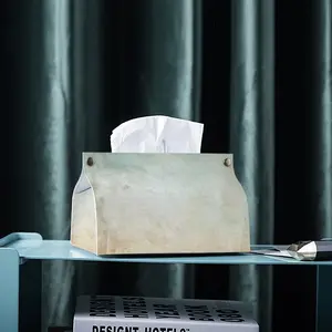 Eternal Being Leather Tissue Box