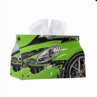 Porsche Gt3 Crash Leather Tissue Box