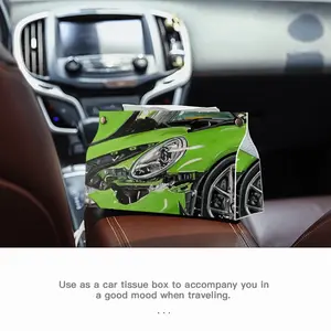 Porsche Gt3 Crash Leather Tissue Box