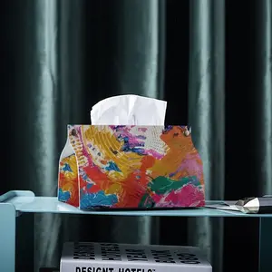 To The Stars Through Difficulties Leather Tissue Box