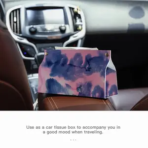 Pink Is Not An Option Leather Tissue Box