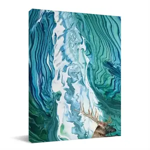 Cascading Canvas Decorative Painting (Multi-Size, Vertical)