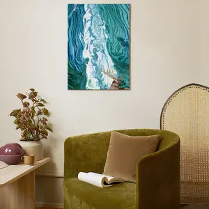 Cascading Canvas Decorative Painting (Multi-Size, Vertical)