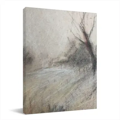 Bare Tree Canvas Decorative Painting (Multi-Size, Vertical)