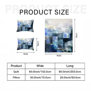 Blue Village 3-Piece Bedding Set