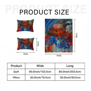 Screaming The Blues 3-Piece Bedding Set