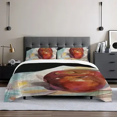 Apples On A Table 3-Piece Bedding Set