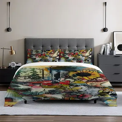 Postcard 3-Piece Bedding Set