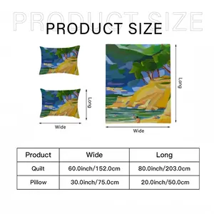 La Calanque Den Vau 3-Piece Bedding Set