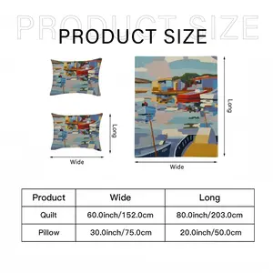 Sète La Pointe Courte 3-Piece Bedding Set