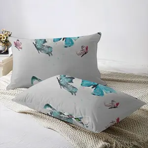 Cat And Butterflies 3-Piece Bedding Set