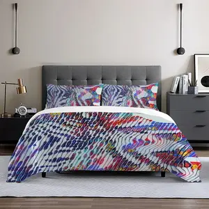 The Colorful Zebra 3-Piece Bedding Set