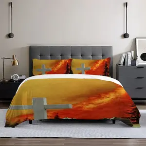 Eternal Flames 3-Piece Bedding Set