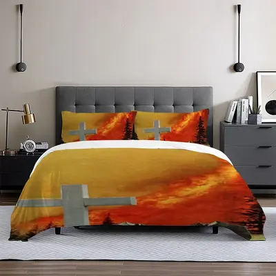 Eternal Flames 3-Piece Bedding Set