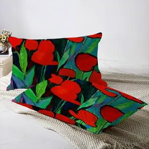 Red Tulips 3-Piece Bedding Set