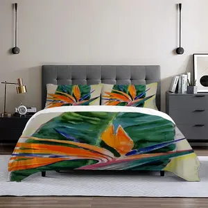 Strelitzia Plant 3-Piece Bedding Set