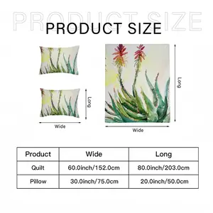 Aloe 3-Piece Bedding Set