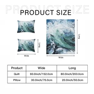 Dancing With Waves 3-Piece Bedding Set