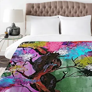 Colorful Family Tree 3-Piece Bedding Set