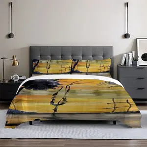 Village In Amber 3-Piece Bedding Set