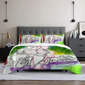 Everyday Micro-Scenes 042 3-Piece Bedding Set